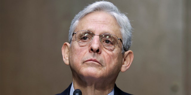 Attorney General Merrick Garland testifies before a Senate Judiciary Committee hearing examining the Department of Justice on Capitol Hill.