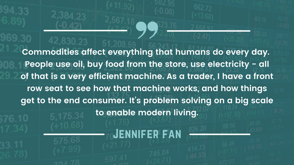 Jennifer Fan commodities quote